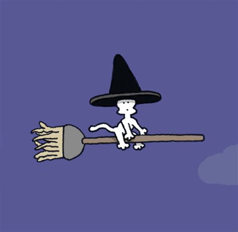 Witch's Misadventure: Tree Collision Halts Broomstick Flight